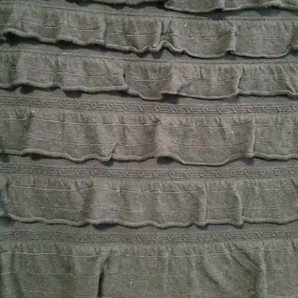 Express Strapless Mini Ruffle Dress - Picture 3 of 3